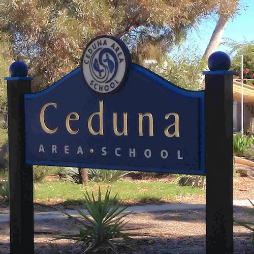 Ceduna Area School Sign