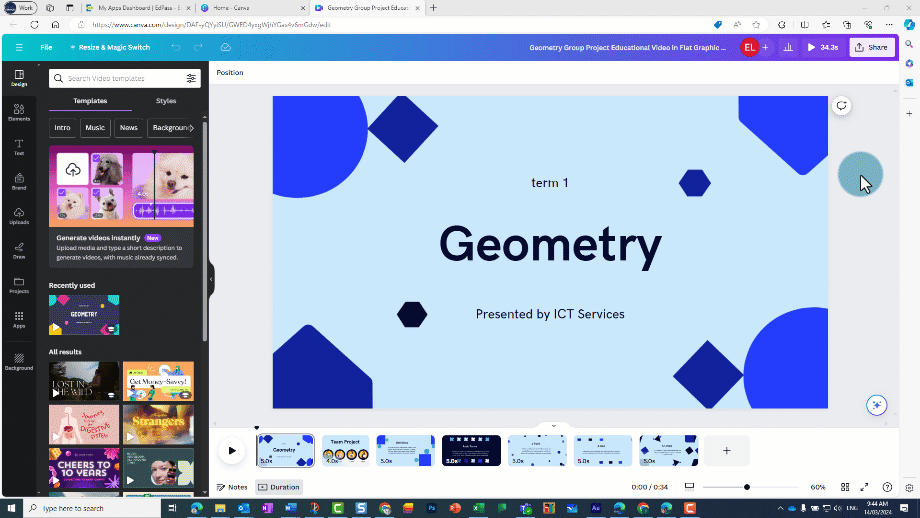 Steps to share a file in Canva using a collaboration link. Click or tap on &lsquo;share&rsquo;, under &lsquo;collaboration link&rsquo; select the group of people you&rsquo;re sharing the document with from the first dropdown, select the permission from the second dropdown and click or tap &lsquo;copy link&rsquo;.