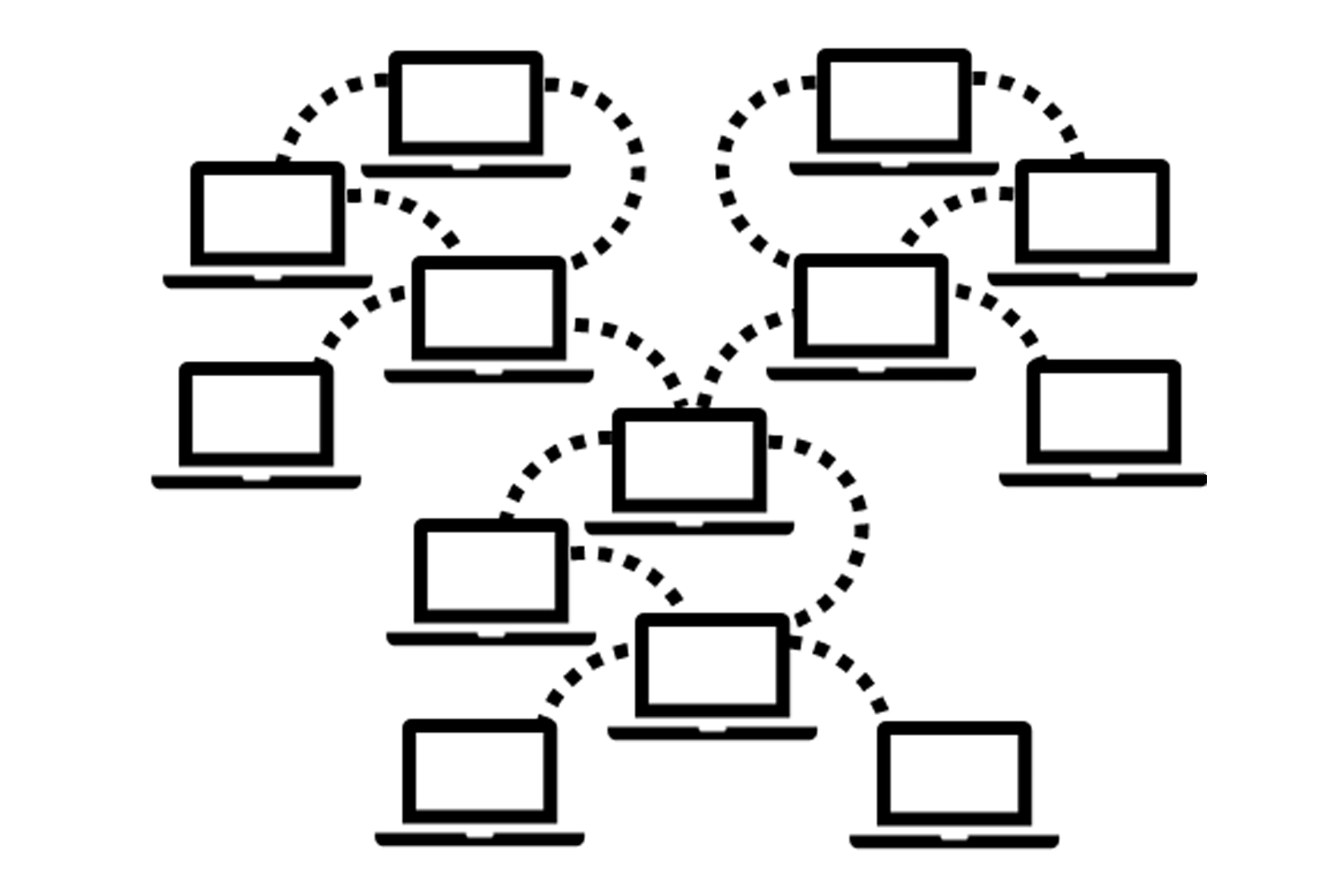 Laptops connected.