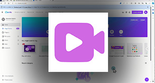 Thumbnail image of screenshot and Canva Video icon.
