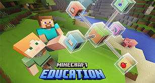 Thumbnail image of Minecraft logo.
