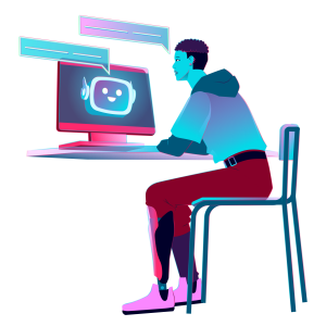 hacker at a computer