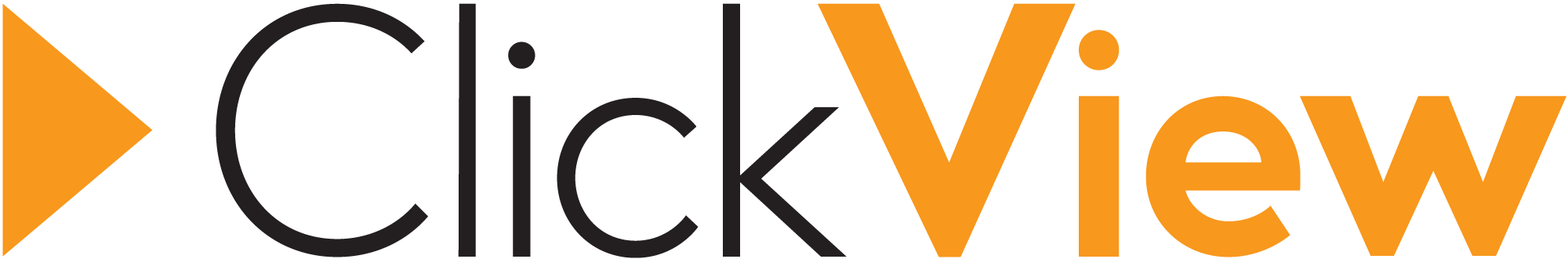ClickView logo.